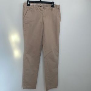 Tan Straight Leg Pants